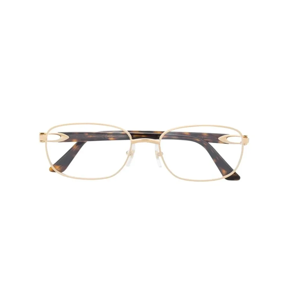 Cartier CT0368o-005 Eyeglasses Gold Havana Metal